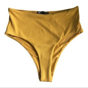 Zara High waisted Bikini bottom